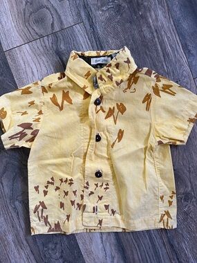 KEALOPIKO KEIKI  Short-Sleeve Printed aloha Shirt- runs small
